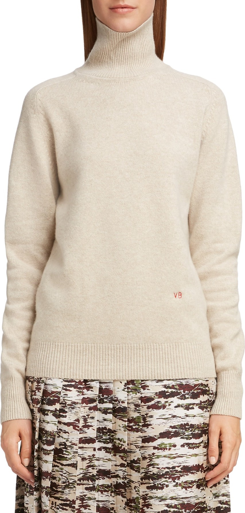 Victoria Beckham Stretch Cashmere Turtleneck