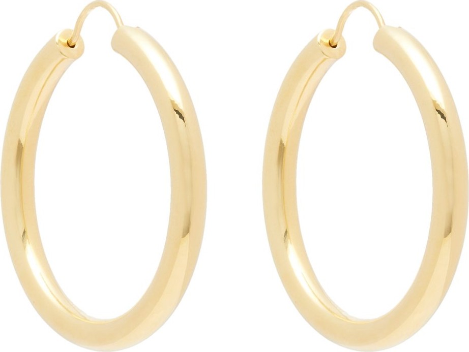 Theodora Warre Gold-plated hoop earrings