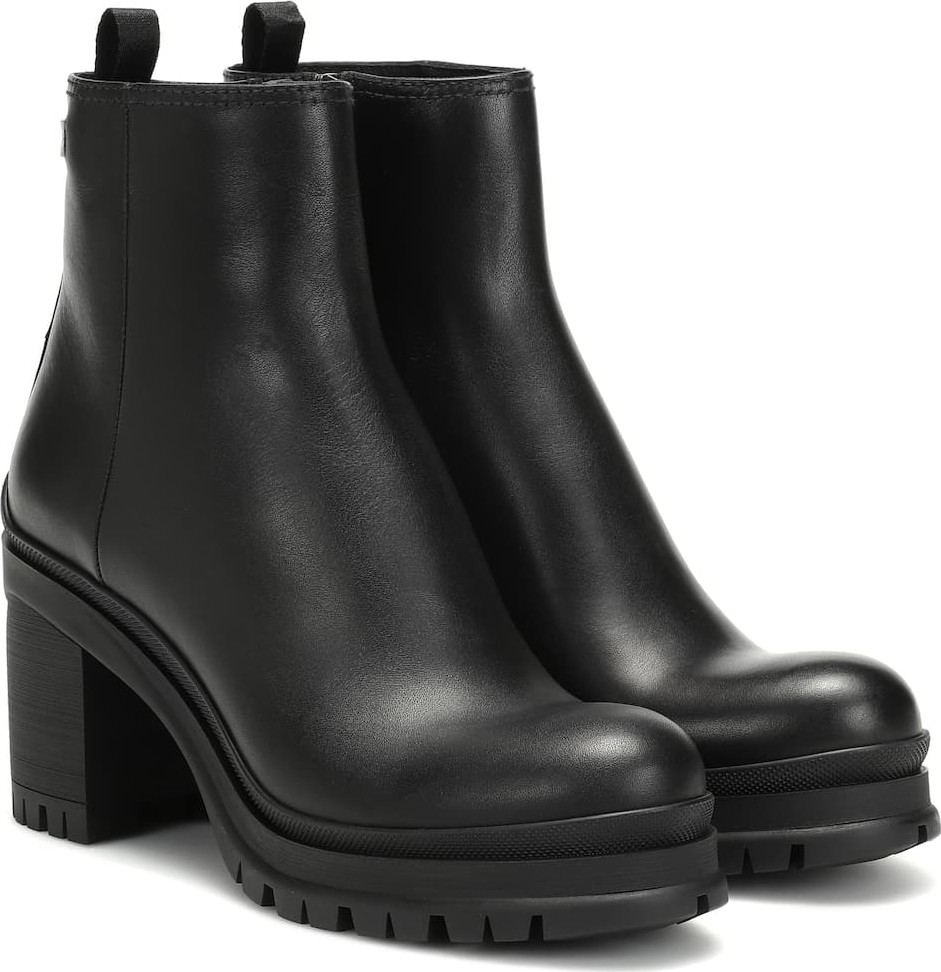 Prada Leather ankle boots