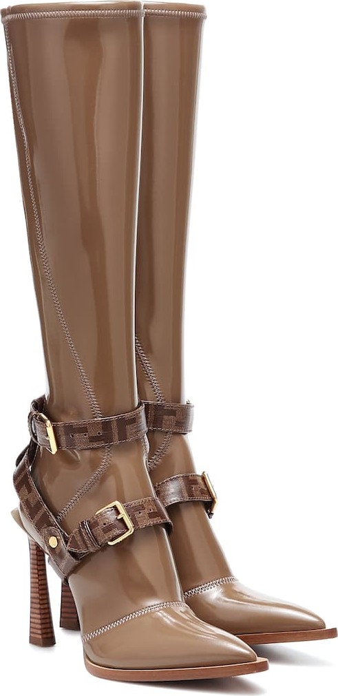 Fendi FFrame neoprene harness boots