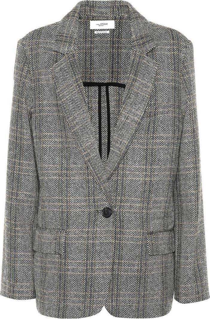 Isabel Marant Etoile Charly checked wool blazer