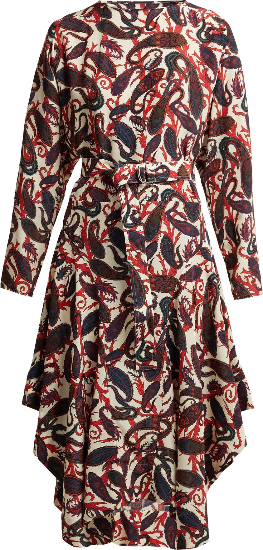 Chloe Paisley-print silk crepe de Chine midi dress