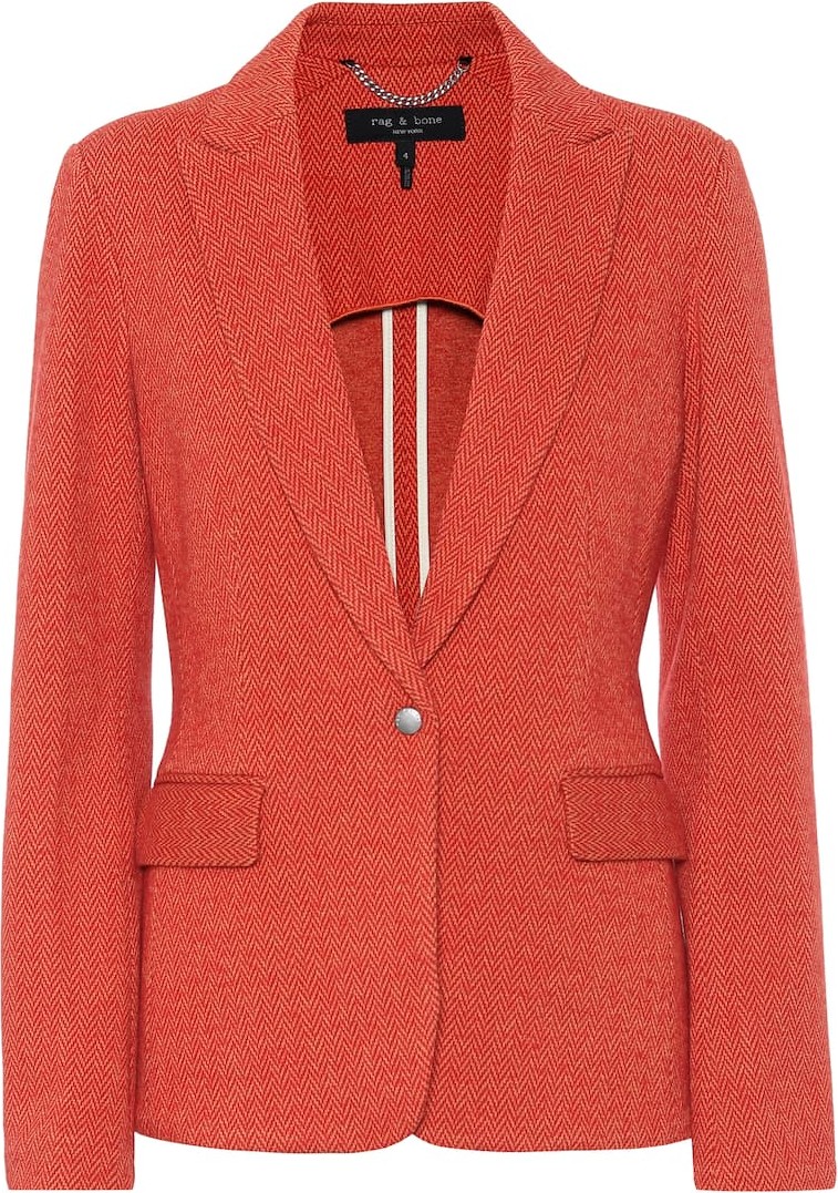 Rag & Bone Lexington herringbone blazer