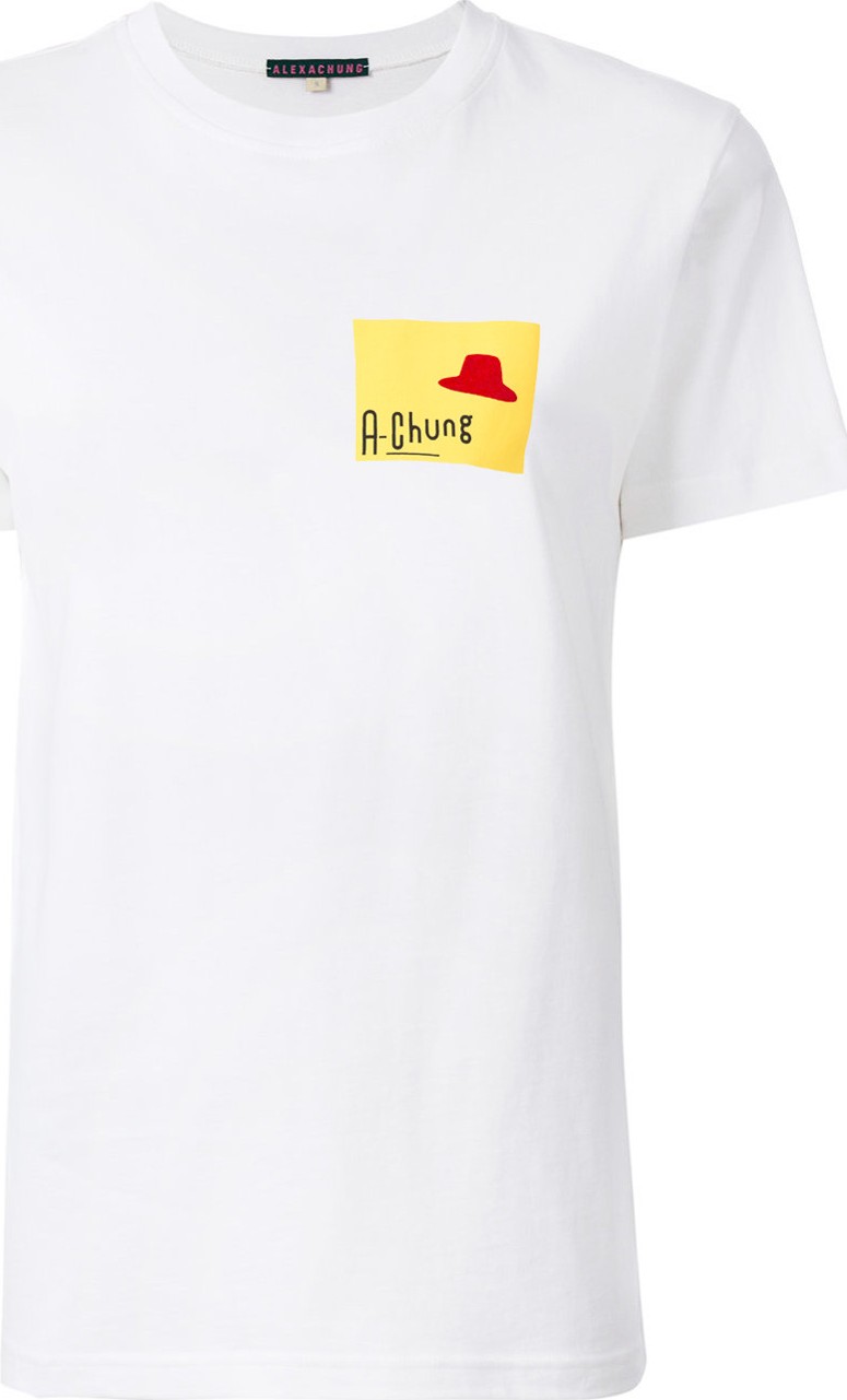 Alexachung Boxy gel a chung print t-shirt