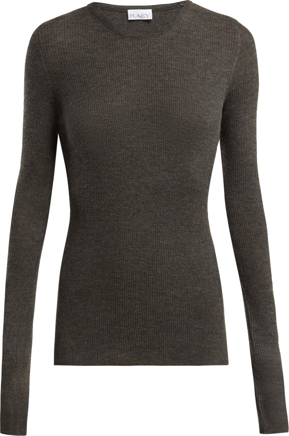 Raey Crew-neck fine-rib cashmere sweater