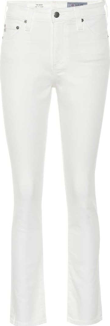 AG Jeans The Mari high-rise straight jeans