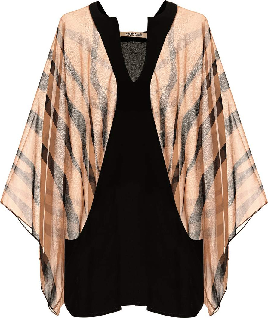 Roberto Cavalli Printed silk top