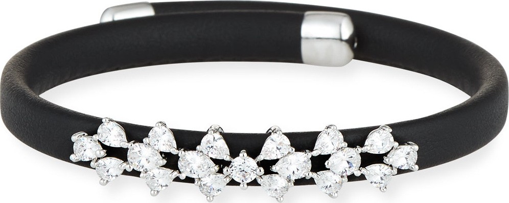 Fallon Monarch Leather Snap Bracelet