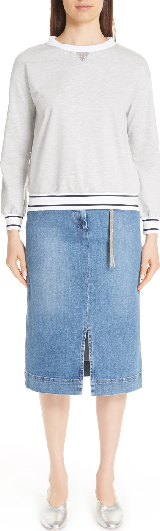 Fabiana Filippi Chain Detail Sweatshirt