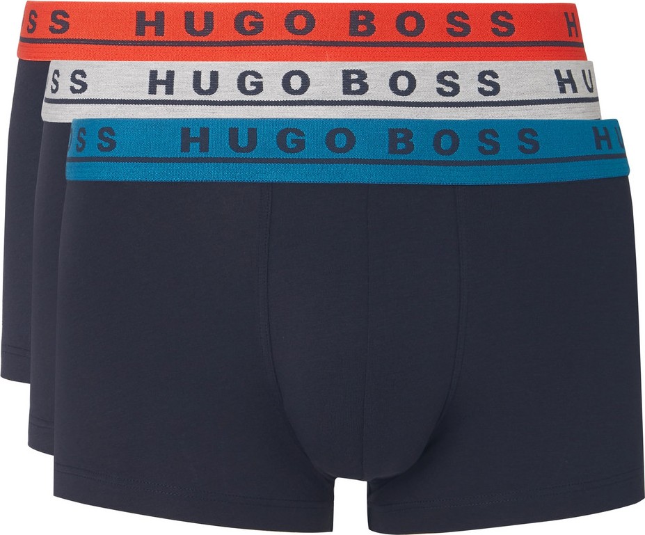 HUGO BOSS Three-Pack Stretch-Cotton Boxer Briefs