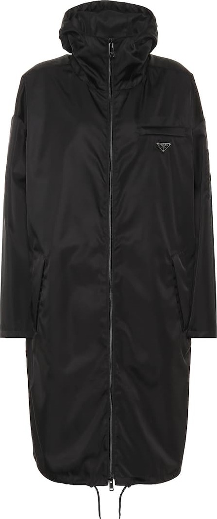 Prada Hooded nylon coat