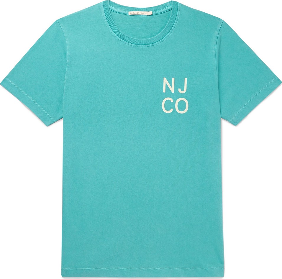 Nudie Jeans Roy Logo-Print Organic Cotton-Jersey T-Shirt