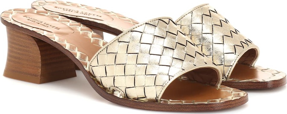 Bottega Veneta Ravello intrecciato leather sandals