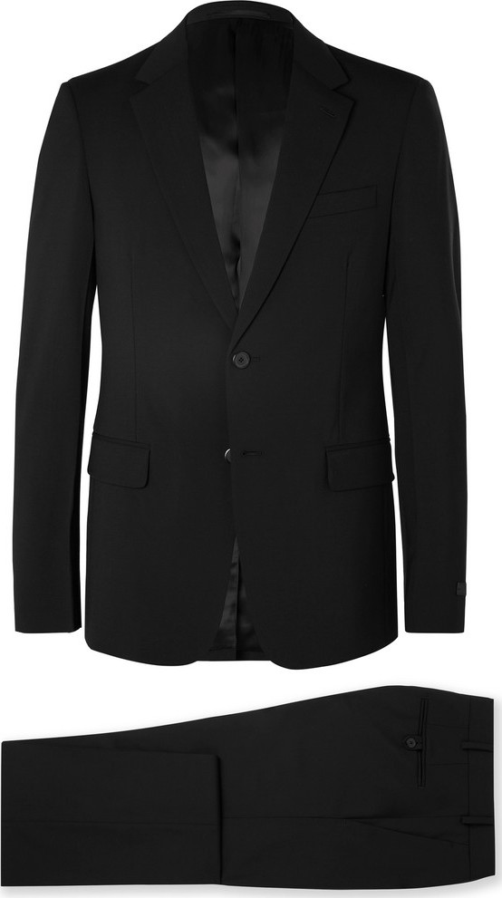 Prada Black Wool-Blend Suit