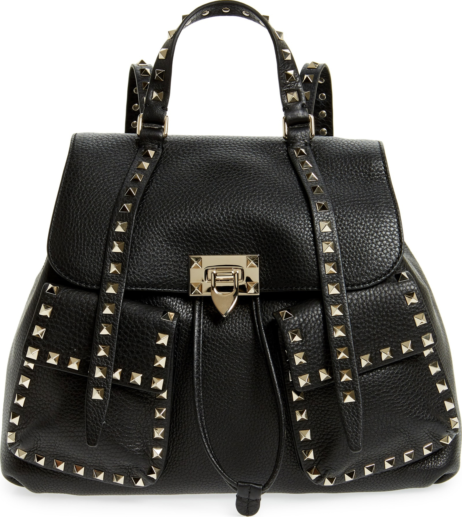 Valentino Rockstud Leather Backpack