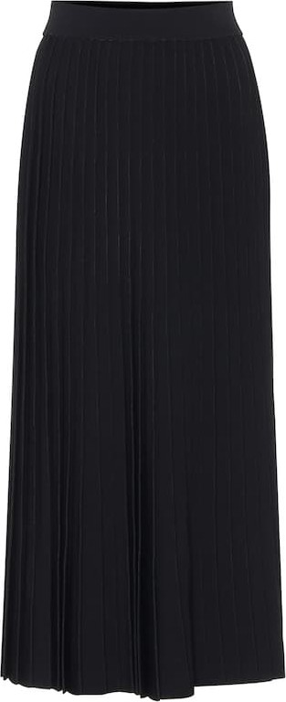 Balenciaga Pleated midi skirt