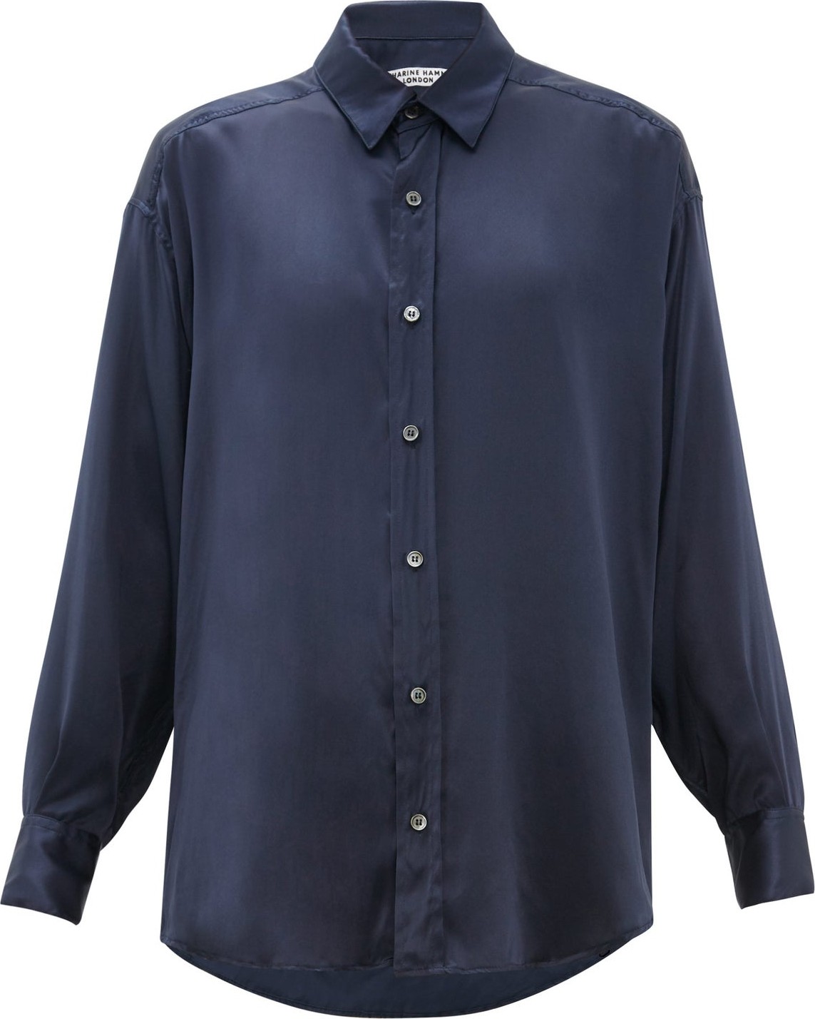 Katharine Hamnett Nicola silk-satin shirt