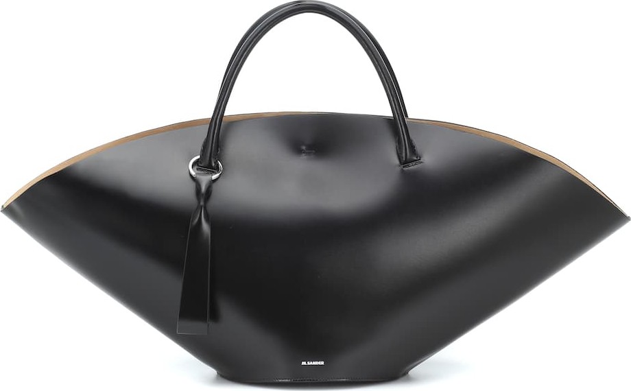 Jil Sander Sombrero leather tote