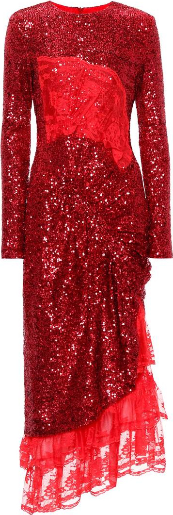 Preen Mae sequinned dress