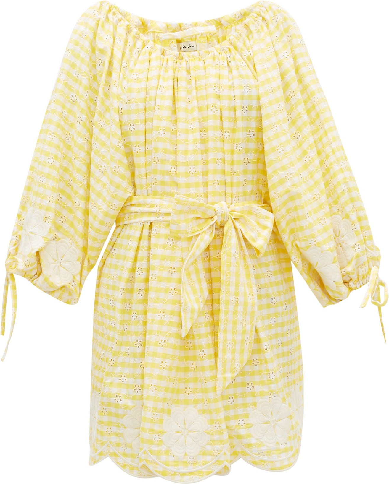 Innika Choo Frida Wailes gingham cotton dress