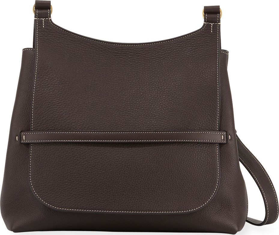 THE ROW Sideby Equestrian Leather Crossbody Messenger Bag