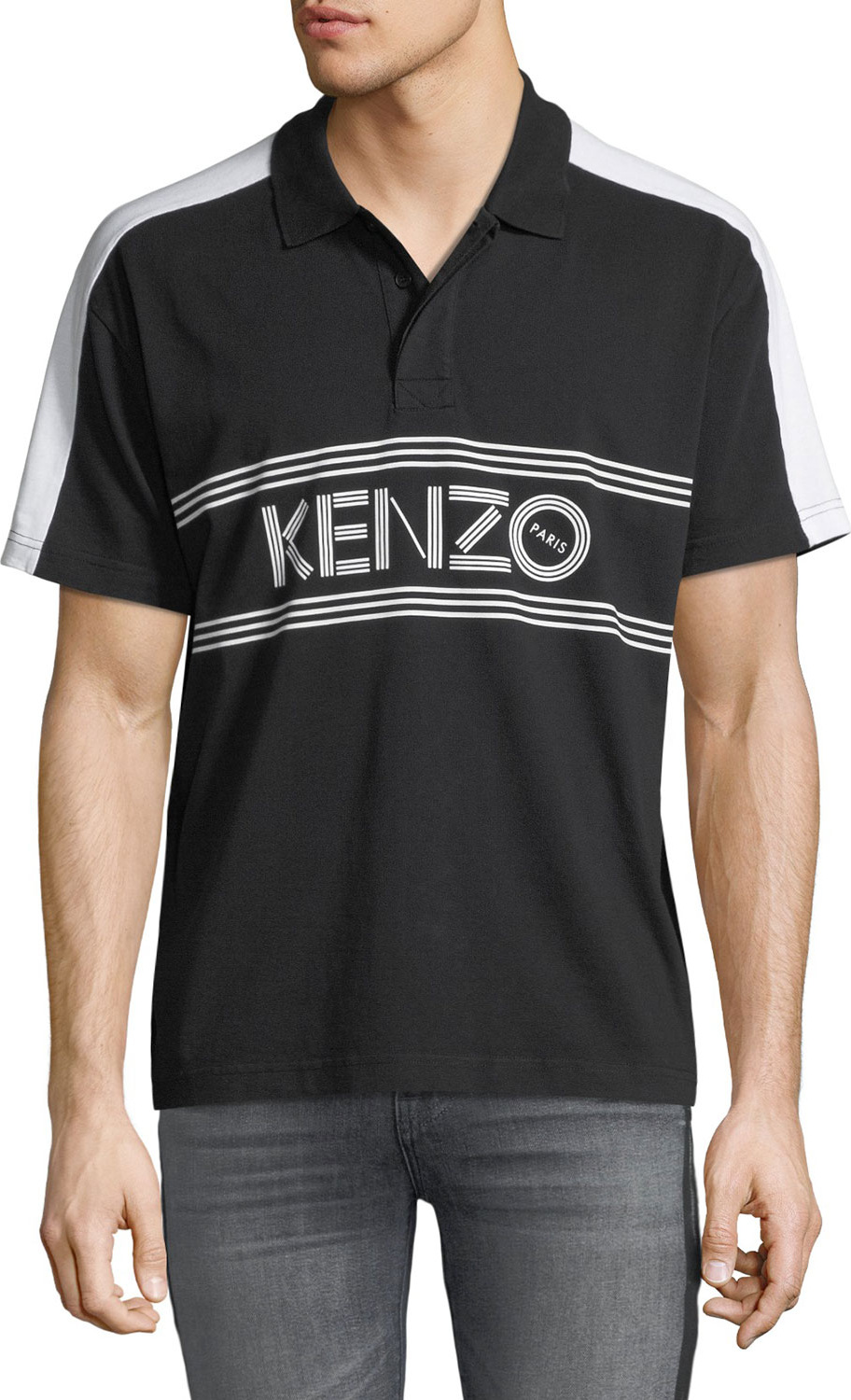 KENZO Men's Sport Logo Polo Shirt