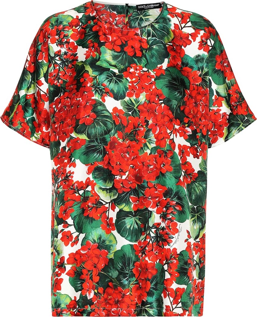 Dolce & Gabbana Floral silk shirt