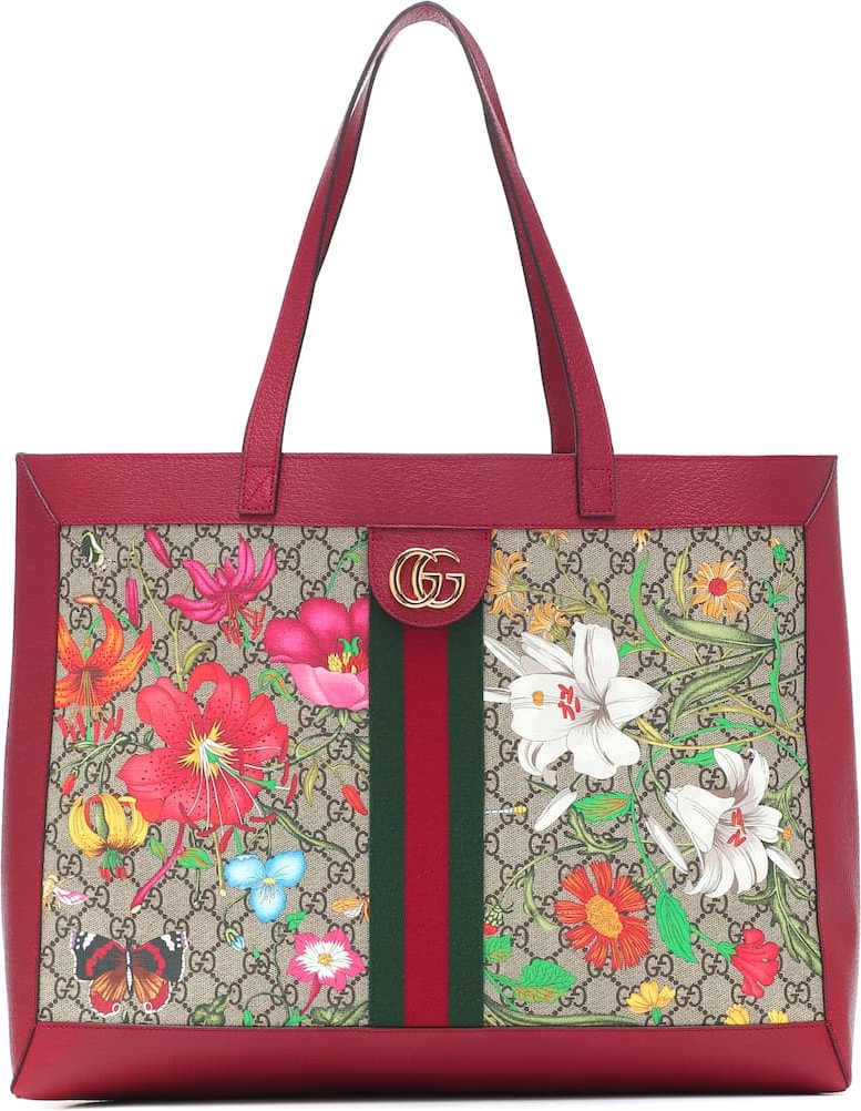 Gucci Exclusive to Mytheresa – Ophidia GG Flora tote