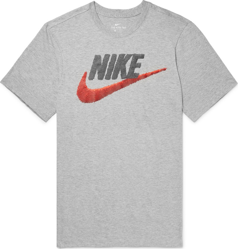 Nike Logo-Print Cotton-Jersey T-Shirt