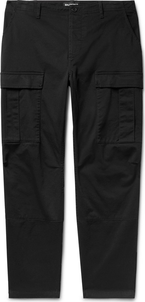 Balenciaga Slim-Fit Cotton-Twill Cargo Trousers