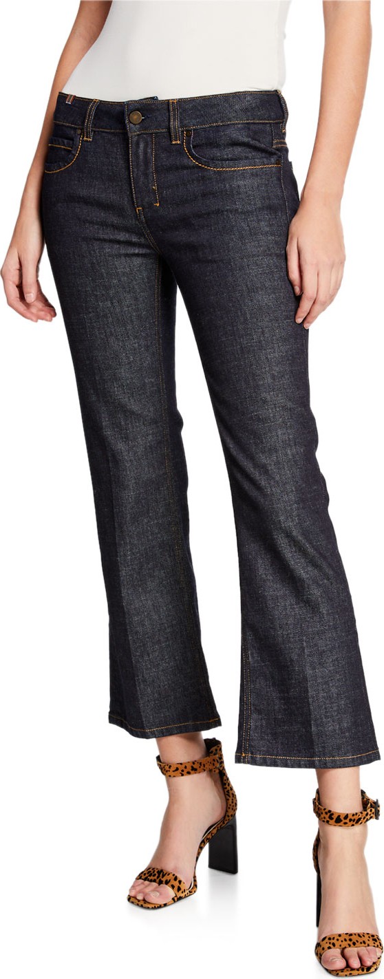 Notify High-Rise Capri Boot-Cut Jeans