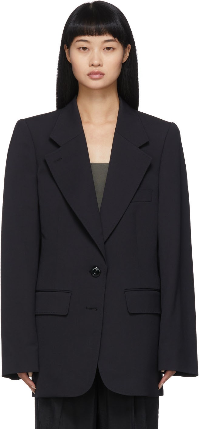 Lemaire Black Wool Blazer Lemaire Black Wool Blazer