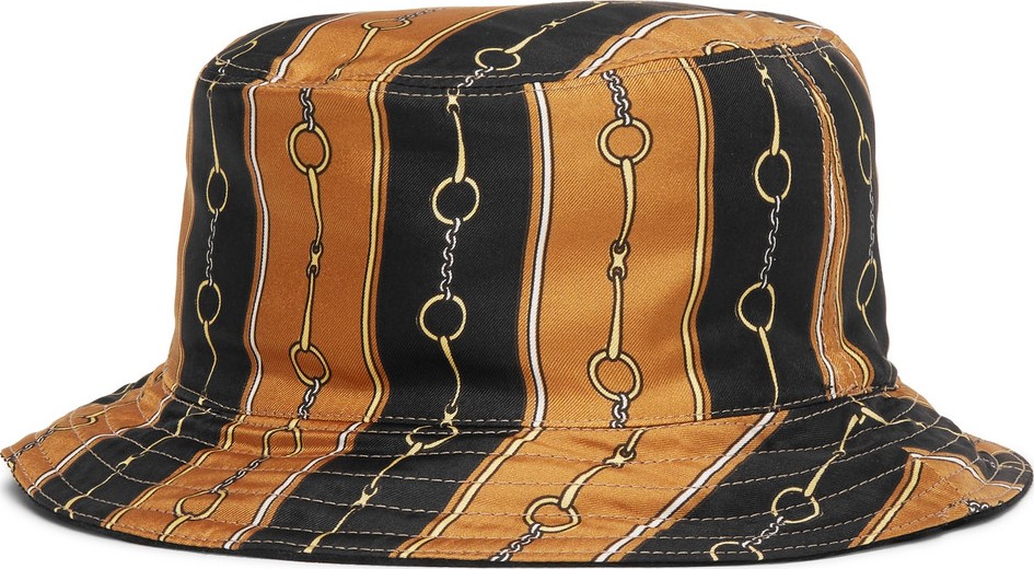 Gucci Reversible Velvet and Printed Twill Bucket Hat