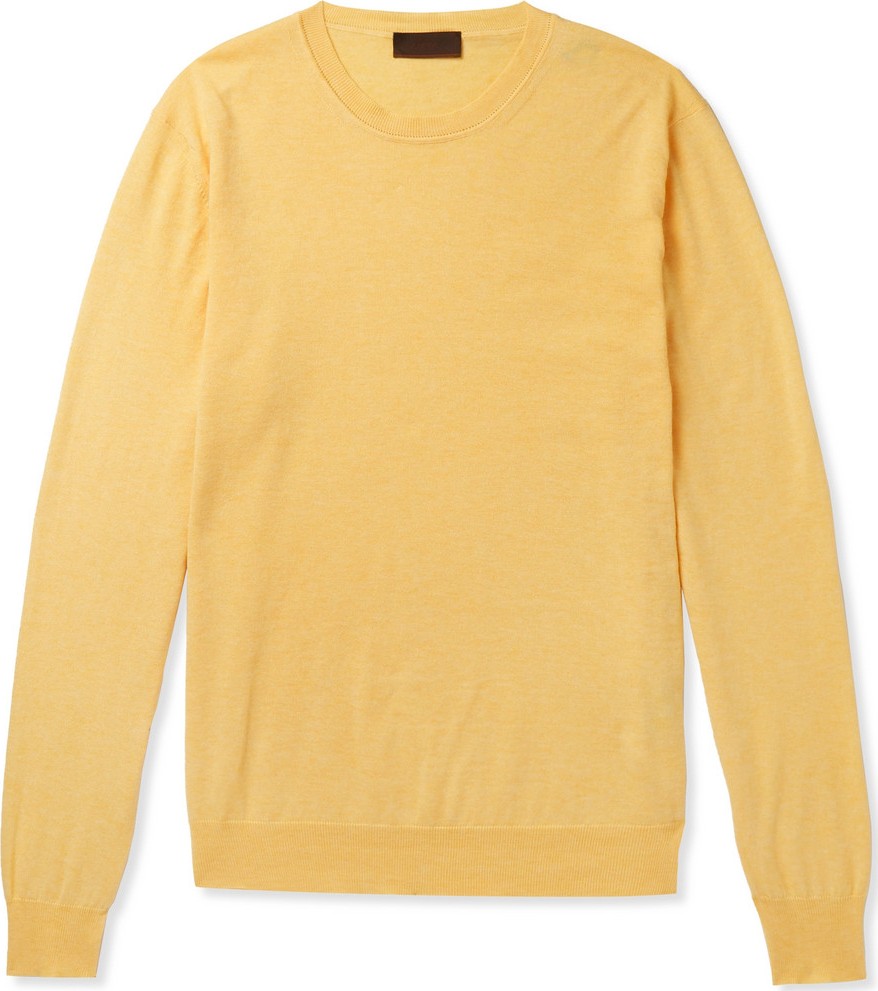 Altea Cotton and Cashmere-Blend Sweater