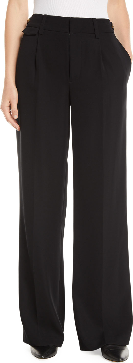 Vince Relaxed High-Waist Wide-Leg Trousers