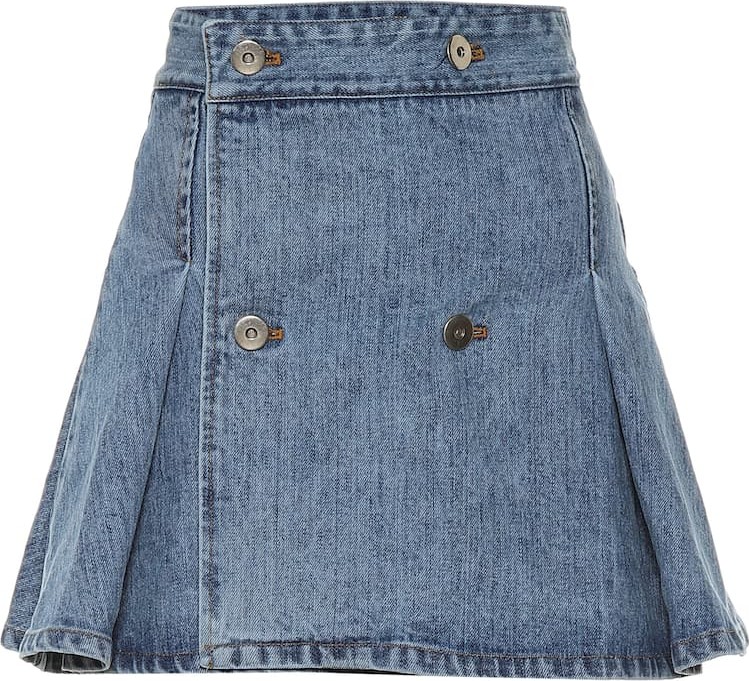 Matthew Adams Dolan Denim miniskirt