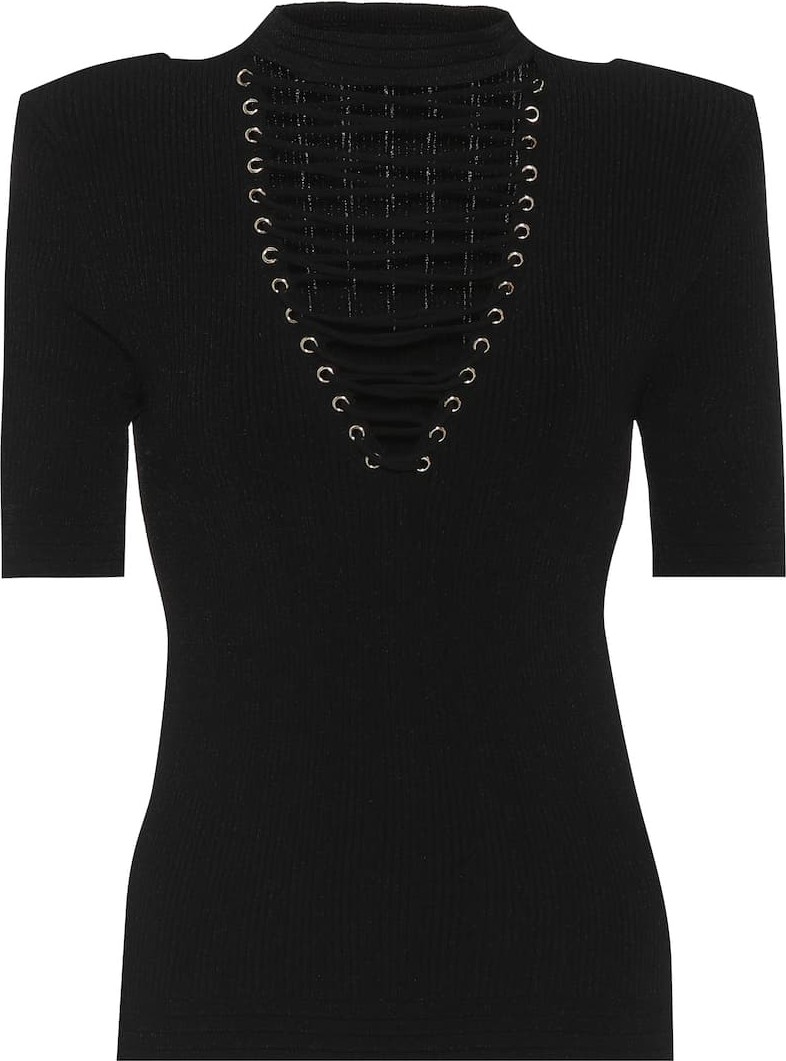 Balmain Ribbed-knit top