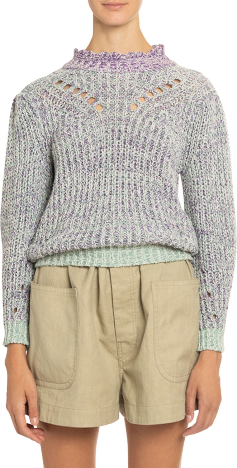 Isabel Marant Etoile Lotiya Cotton Turtleneck Sweater
