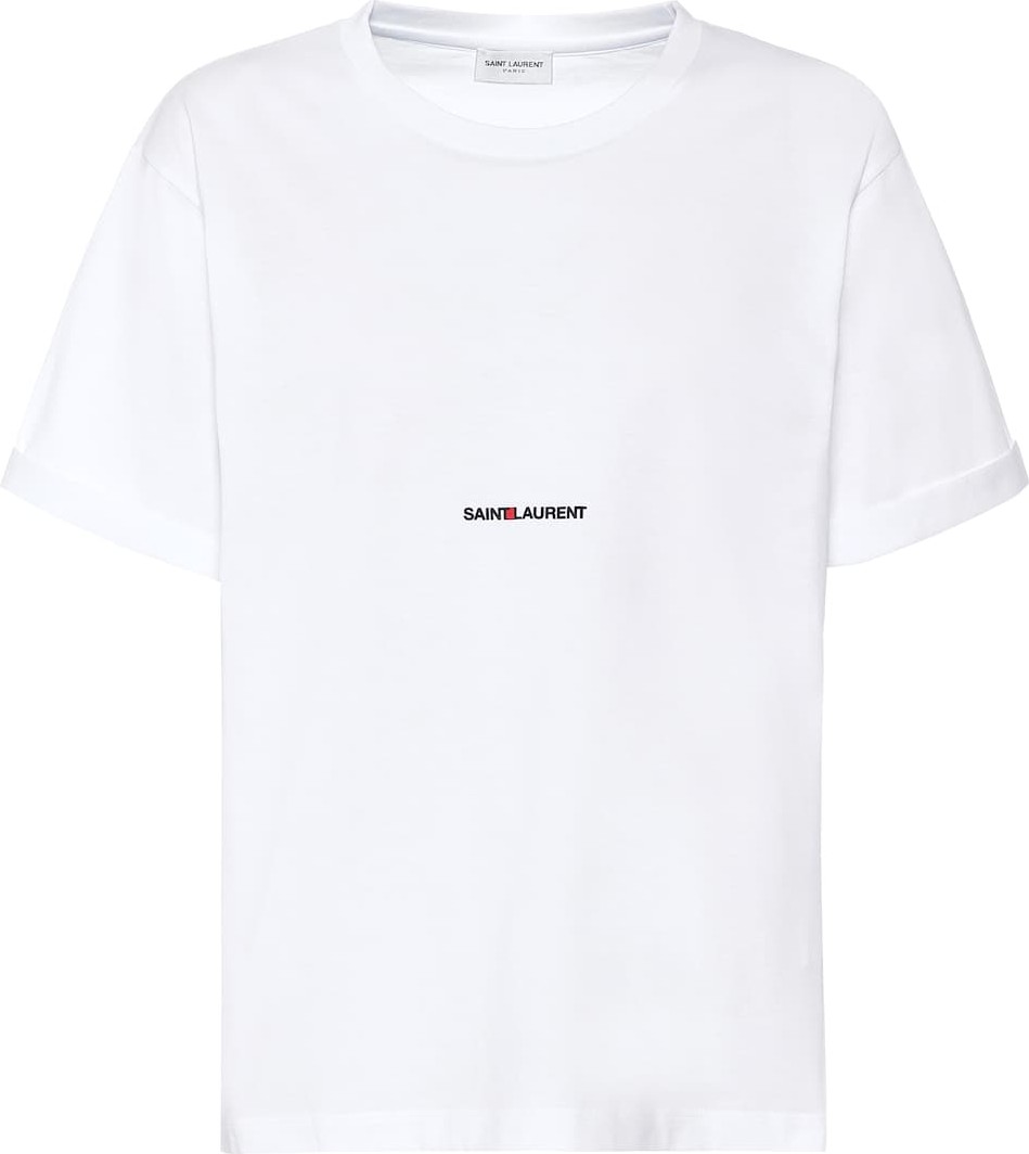 Saint Laurent Logo cotton T-shirt