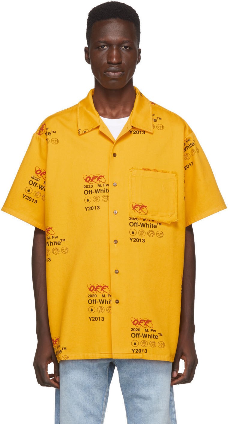 Off White Yellow Industrial Shirt