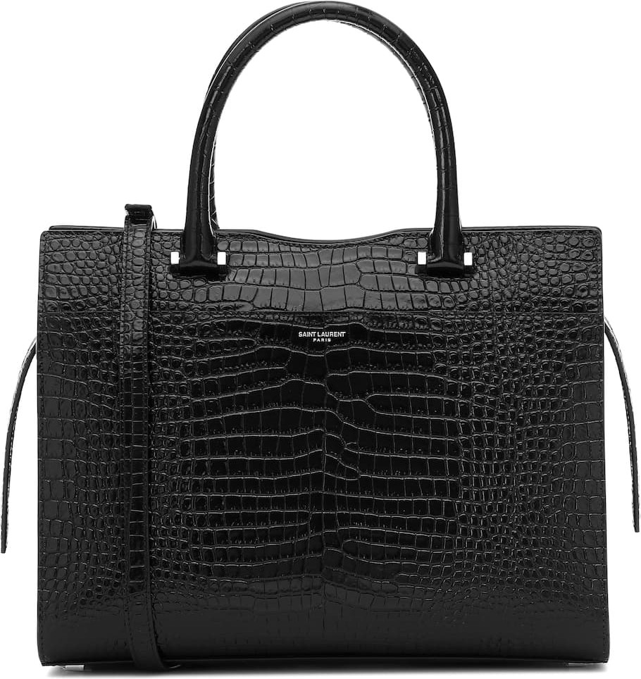 Saint Laurent Uptown Medium leather tote