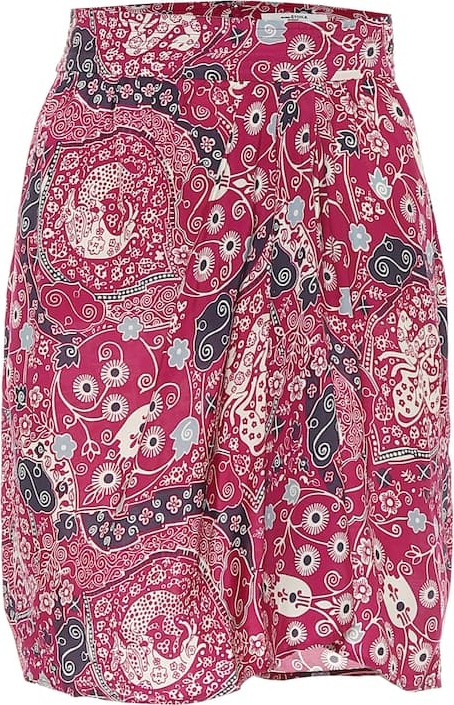 Isabel Marant Etoile Cegart paisley-print miniskirt