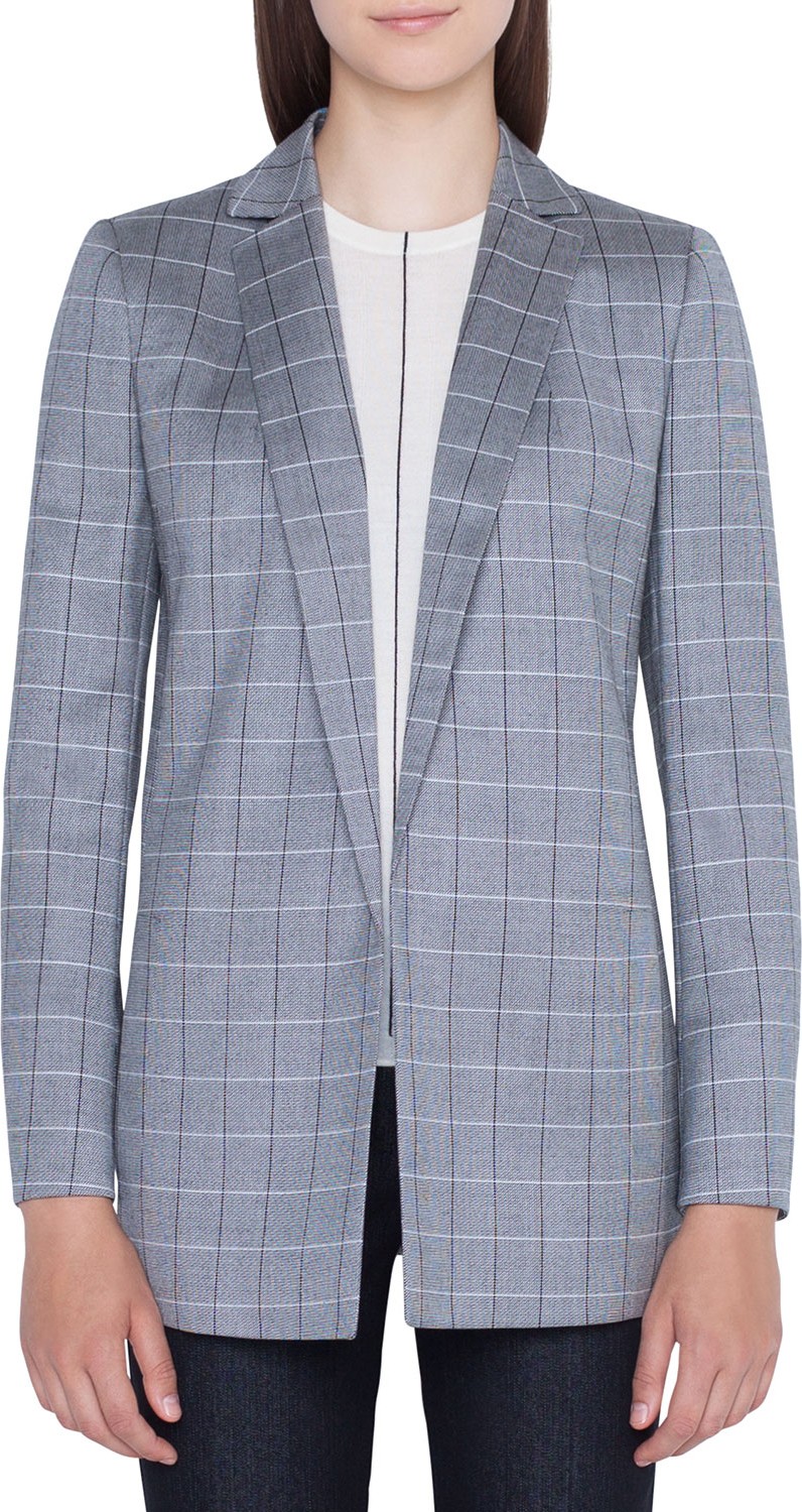 Akris Alan No Close Cool Wool Jacket