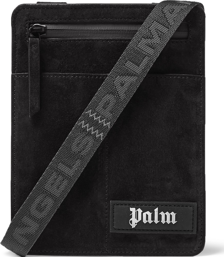 Palm Angels Suede Messenger Bag