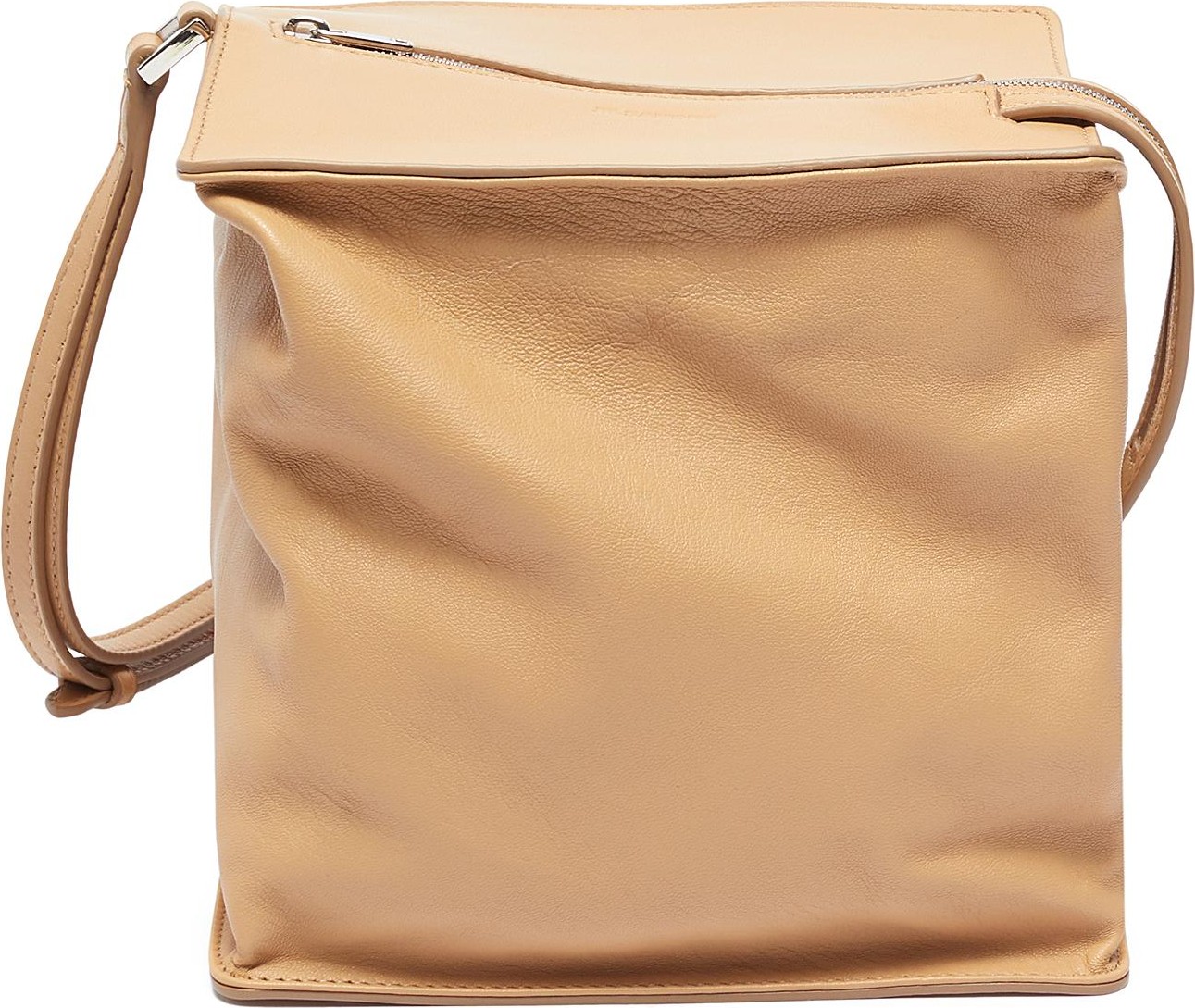 Jil Sander 'Block' small leather shoulder bag
