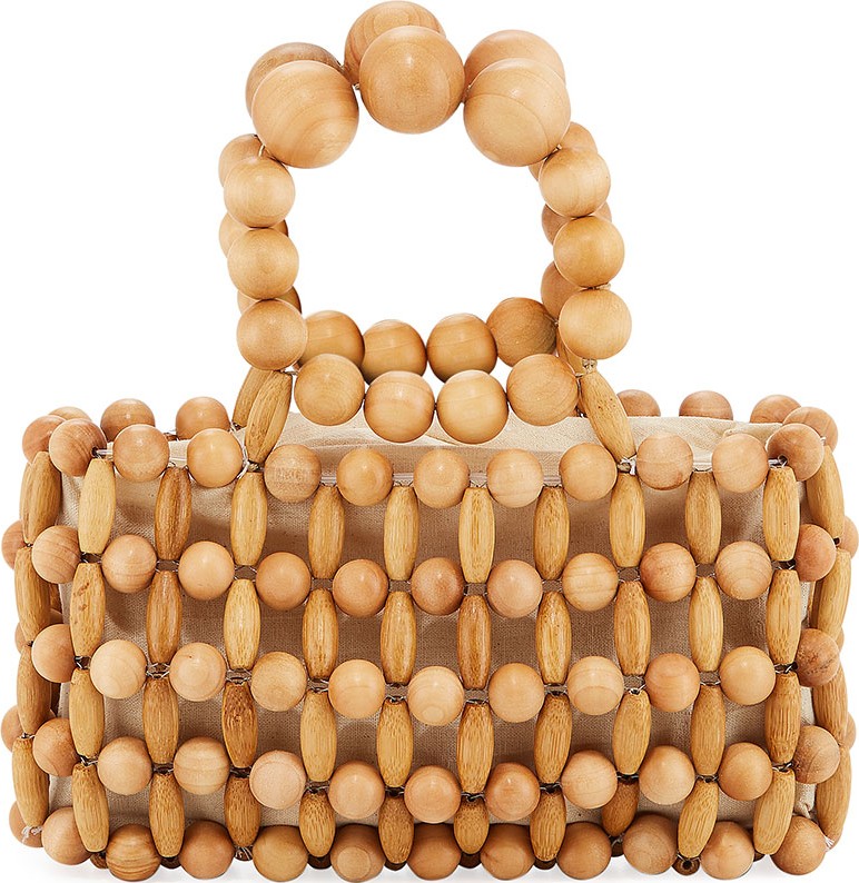 Cult Gaia Cora Bamboo Clutch Bag