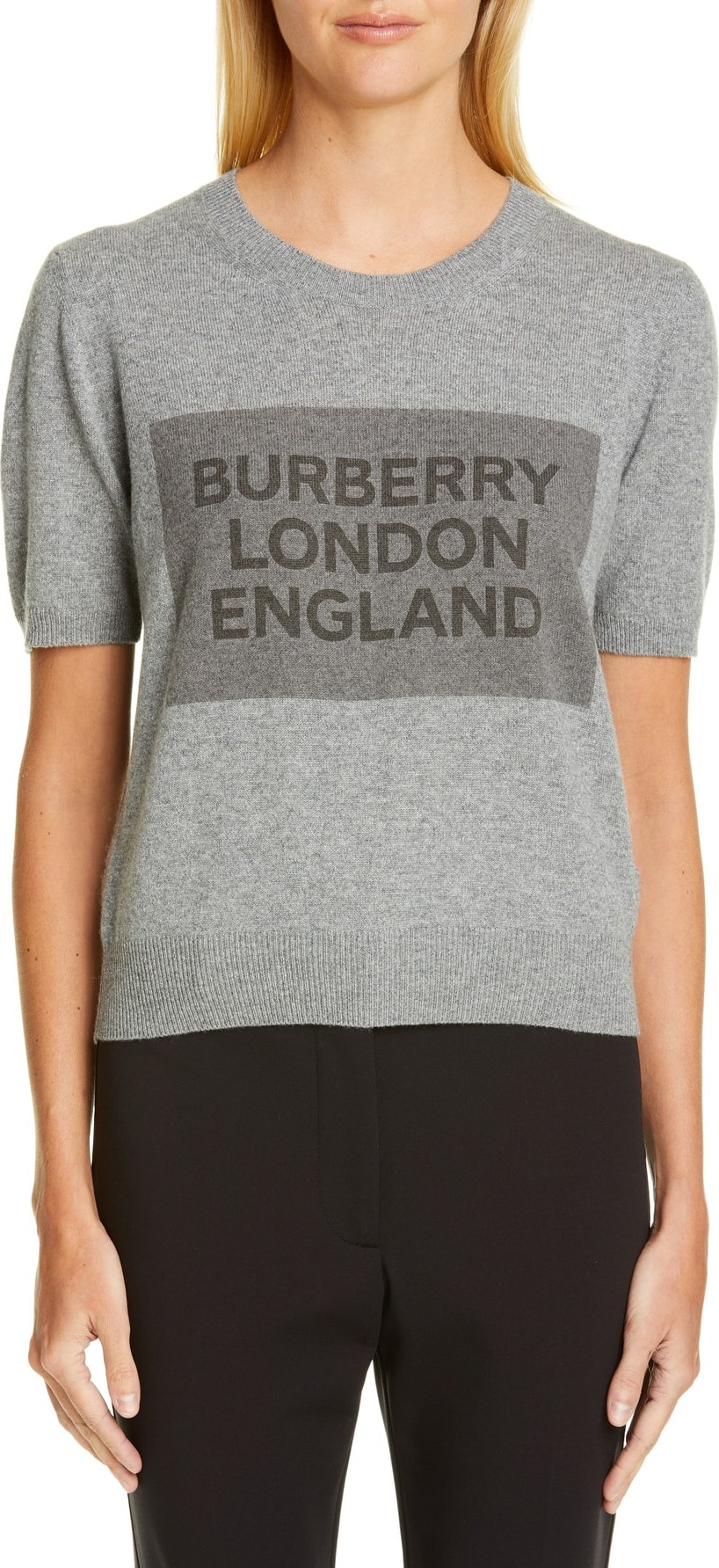 Burberry London England Logo Cashmere Sweater