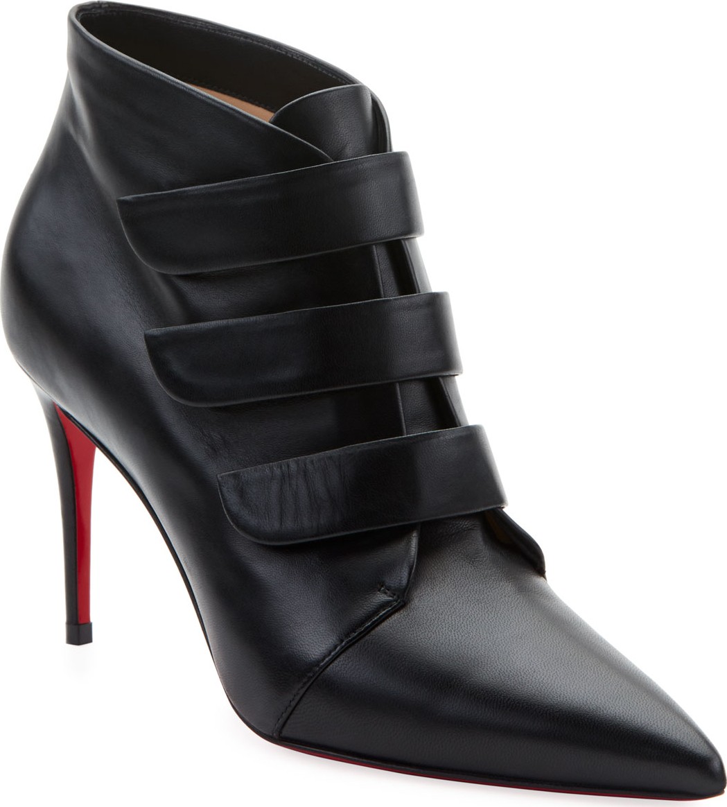 Christian Louboutin Trini Grip Red Sole Booties