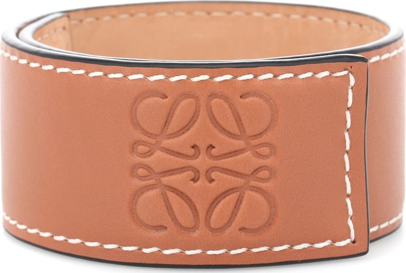 LOEWE Leather snap bracelet