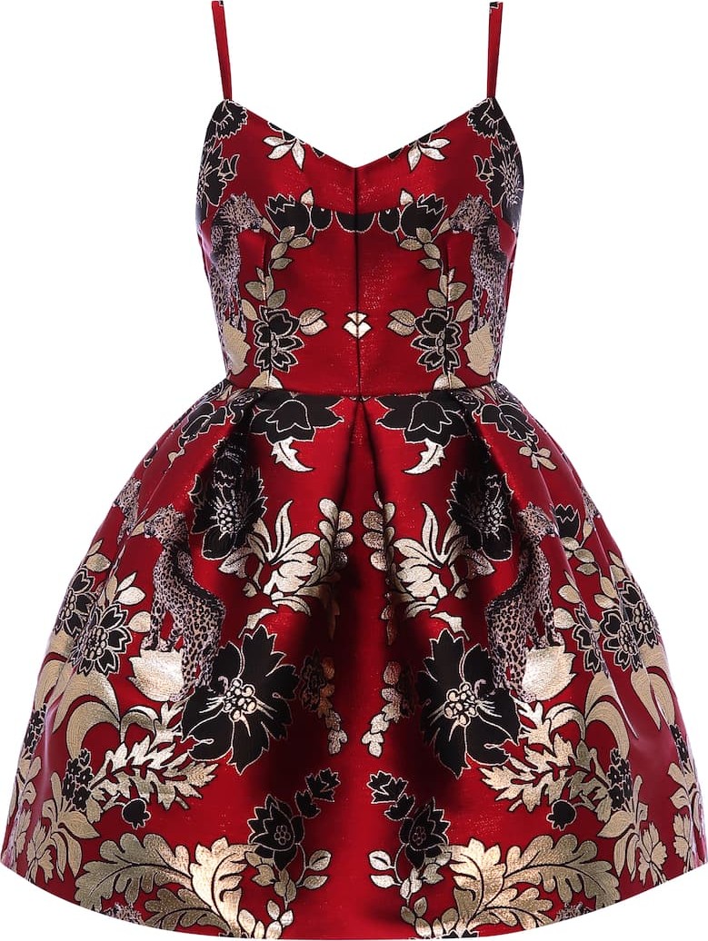 Dolce & Gabbana Metallic jacquard dress